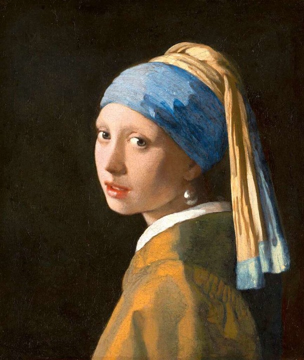 Schlüsselwerk: Das Mädchen mit dem Perlenohrring  | Foto: Johannes Vermeer, Meisje met de parel, 1665©Mauritshuis, Den Haag