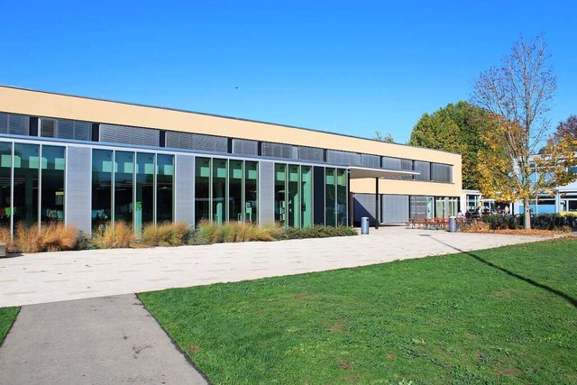 Seit einem Jahr in Betrieb, nun eingew...iterungsbau der Theodor-Frank-Schule.   | Foto: Enya Steinbrecher