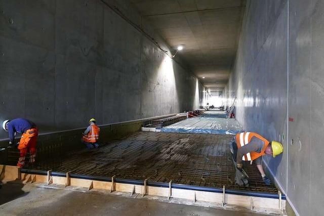 Licht am Ende des Tunnels – die grten Bauwerke in Haltingen sind fertig