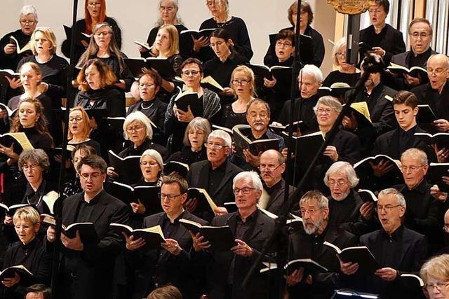 Zwei groe Chre proben fr Kirchenkonzerte in Schopfheim