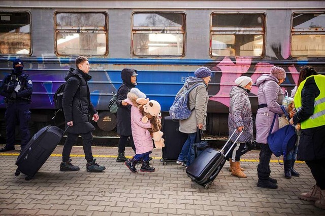 Geflchtete aus der Ukraine (Symbolbild)  | Foto: Kay Nietfeld (dpa)