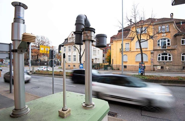 Luftmessstation in Ludwigsburg   | Foto: Marijan Murat (dpa)