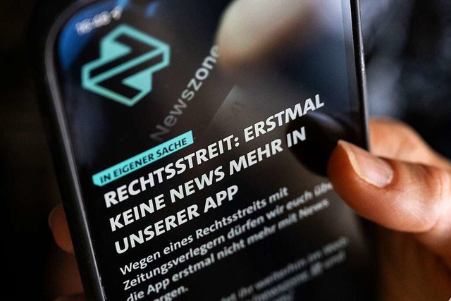 Der SWR hat  sein App-Angebot Newszone vorerst auf Eis gelegt.  | Foto: Marijan Murat (dpa)