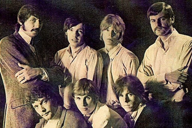 Die G-Men im Jahr 1967: Hinten links i...als 14-Jhriger zur Band gestoen war.  | Foto: Privat