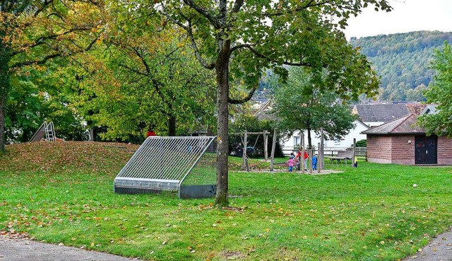 Der Spielplatz Dinglinger Matte in Sulz  | Foto: Endrik Baublies
