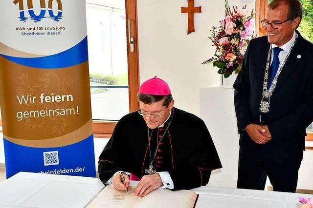Erzbischof Stephan Burger zu Besuch in Rheinfelden