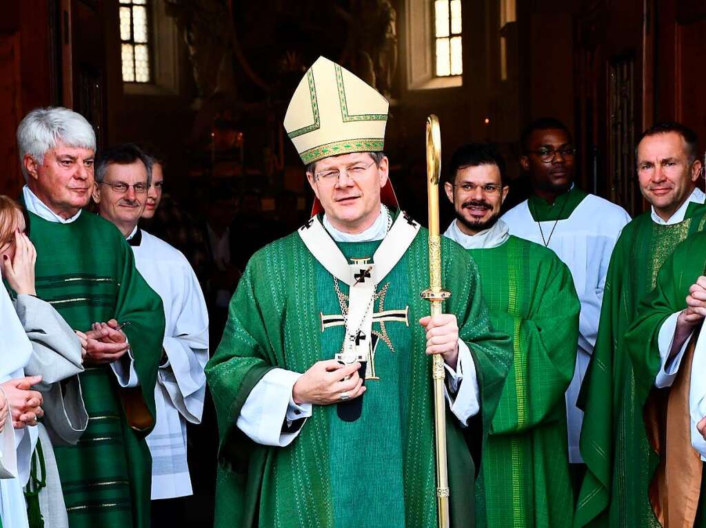 Erzbischof Stephan Burger beim Festgottesdienst in der St.Josefskirche.