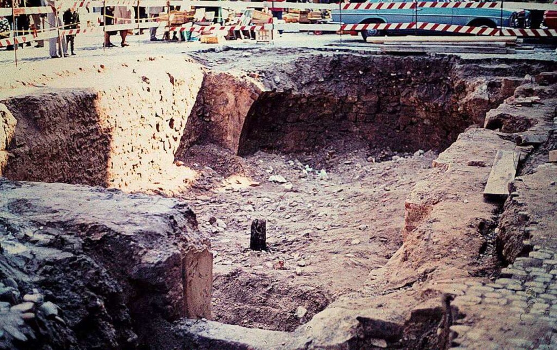 Ausgrabungen unter der einstigen Andre...lle fanden in den 1990er-Jahren statt.  | Foto: Hans Sigmund
