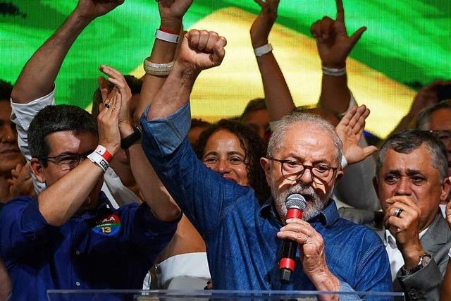 Lula gewinnt Stichwahl in Brasilien gegen Bolsonaro