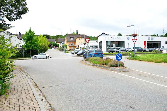 Der Bau des Kreisverkehrs soll noch in diesem Jahr beginnen.  | Foto: Moritz Lehmann