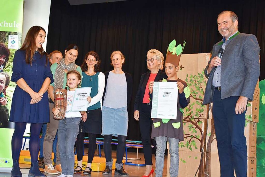 Die Grundschule Stegen-Eschbach wird als Naturparkschule ausgezeichnet.  | Foto: Thomas Biniossek