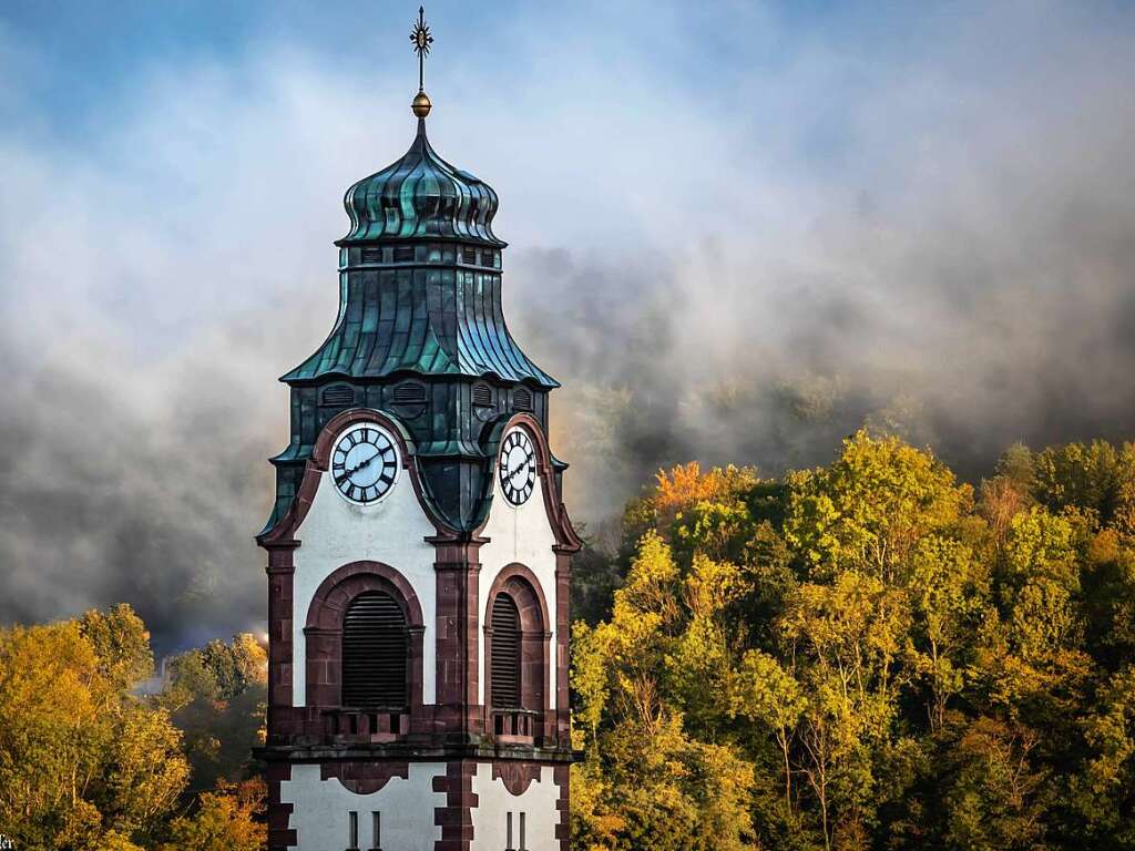 Der Kirchturm von St. Josef in Kollnau