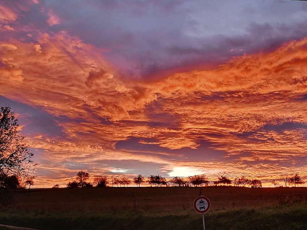 Sonnenaufgang bei Windenreute