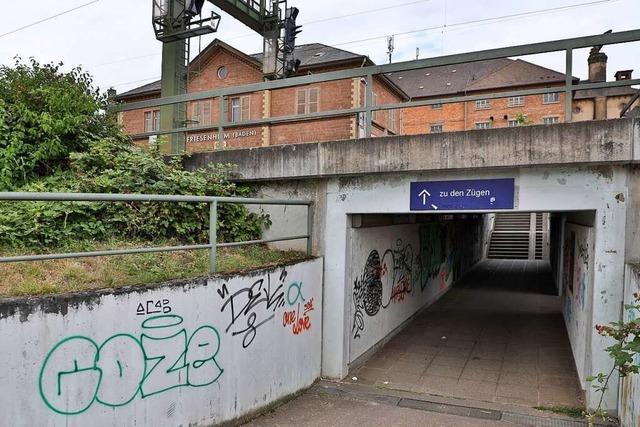 Jugend darf Unterfhrung in Friesenheim mit Graffiti besprhen