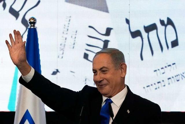 Klarer Sieg fr Netanjahu bei Parlamentswahl in Israel