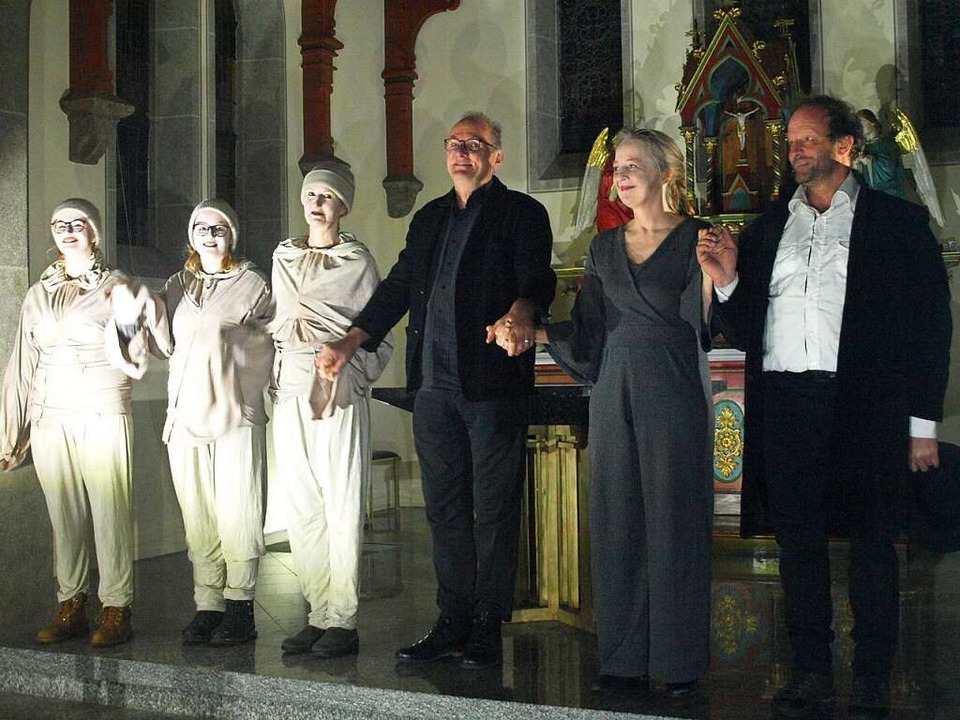 Eine brillante Aufführung des Mysterie...ie Zuschauer in der Rotzinger Kapelle.  | Foto: Karin Stöckl-Steinebrunner