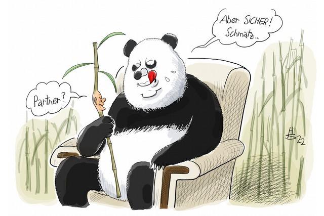 Olaf Scholz und die Panda-Diplomatie