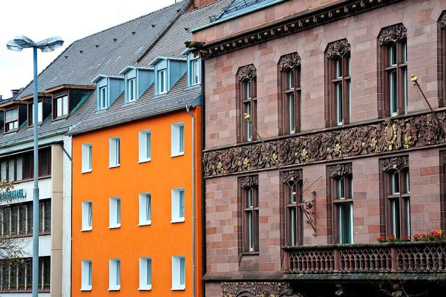 Immobilien in der Freiburger Innenstadt  | Foto: Thomas kunz