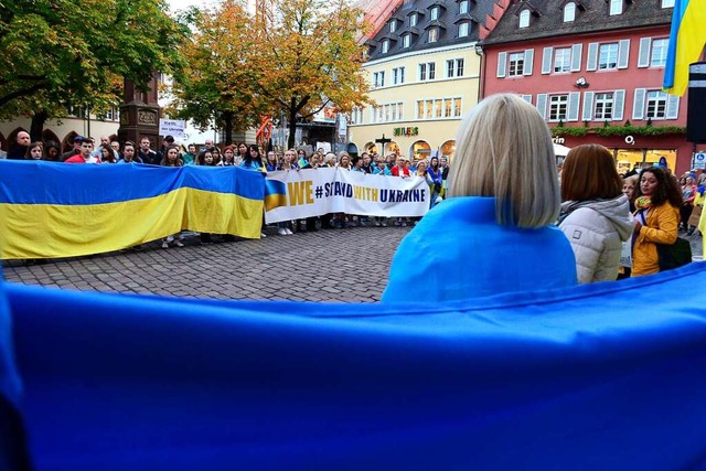 Die Solidaritt mit der Ukraine ist gr...Ehrenamtliche besser zusammenarbeiten.  | Foto: Ingo Schneider