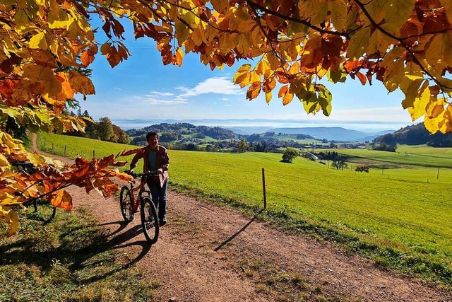 Wanderweg mit Alpenblick in Gresgen &#...d hat seine Reize zu jeder Jahreszeit.  | Foto: Gerald Nill