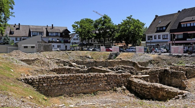 Die archologischen Ausgrabungen im Zentrum von Neuenburg  | Foto: Julia Jacob
