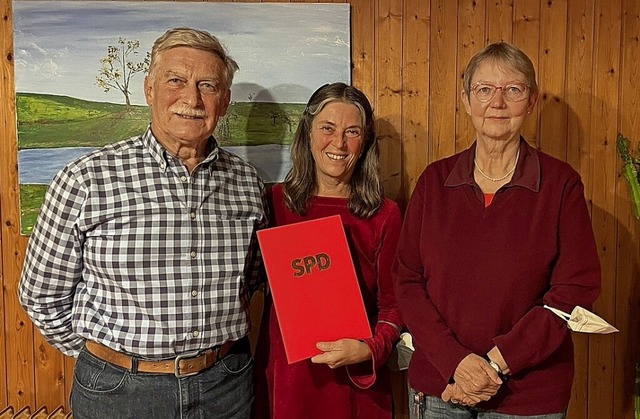 Fr 50-jhrige Mitgliedschaft in der S...nden Elisabeth Kurtenbach-Sepp geehrt.  | Foto: SPD Kandern