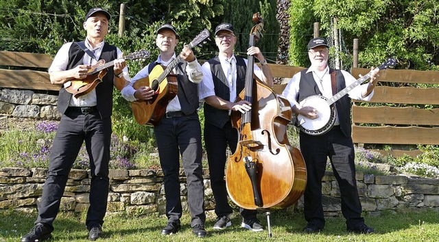 Die Band &#8222;Bluegrass Spirit&#8220...iser, Armin Brand und Hansjrg Eiche.   | Foto: Victoria Langelott