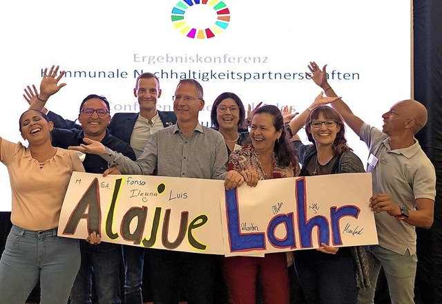 Nachhaltigkeitsteams aus Alajuela und ...er internationalen Ergebniskonferenz.   | Foto: Stadt Lahr