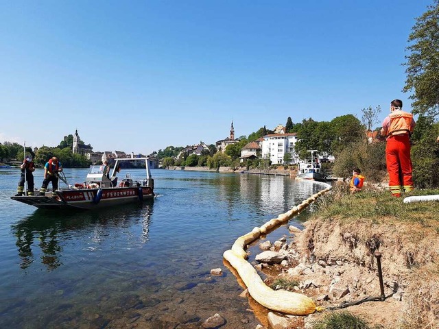 In Bad Sckingen und Laufenburg haben ...satz bei einem lunfall in Laufenburg.  | Foto: Vonberg,Markus