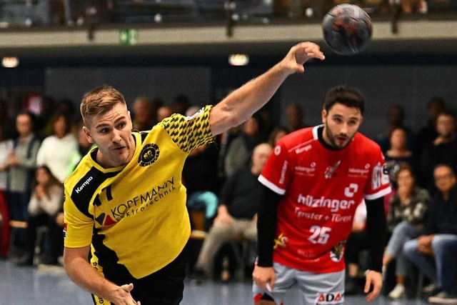 Der Teninger Handballer Maurice Bhrer...l Neuer ist das bei der SG aber nicht.  | Foto: Achim Keller