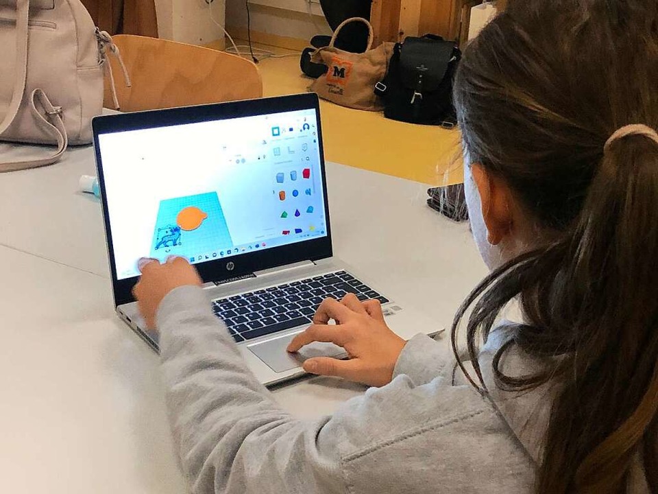 Beim Jugendhilfswerk durften Mädchen Programmieren lernen.  | Foto: Melanie Fix