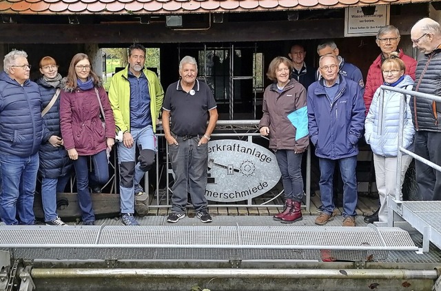 Interessierte konnten bei einer Verans...lich Wasserkraft genutzt werden kann.   | Foto: Schwarzwaldverein Reichenbach e.V.