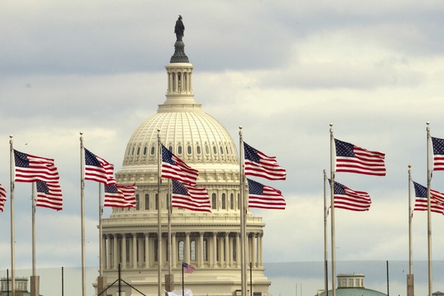 Sinnbild der US-Demokratie: Die Kuppel...etzung es bei den Midterm-Wahlen geht.  | Foto: Jose Luis Magana