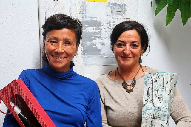 Marjorie Kai und Patricia Dufner sind ...tzten Vorsitzenden des Kulturkreisels.  | Foto: Christine Weirich