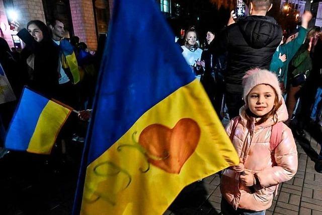 Ukraine feiert Befreiung von Cherson nach neun Monaten russischer Besatzung