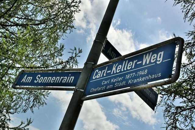 Der Carl-Keller-Weg knnte bald Geschichte sein.  | Foto: Barbara Ruda