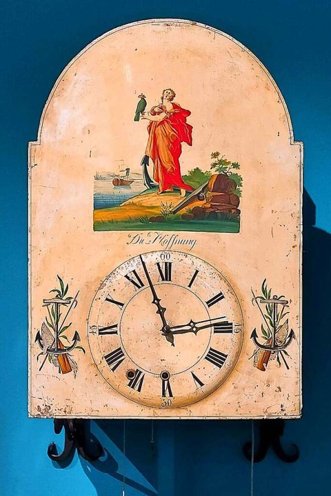 Fltenuhr zum Thema Rhein  | Foto: Waltraut Hupfer/Dreilndermuseum