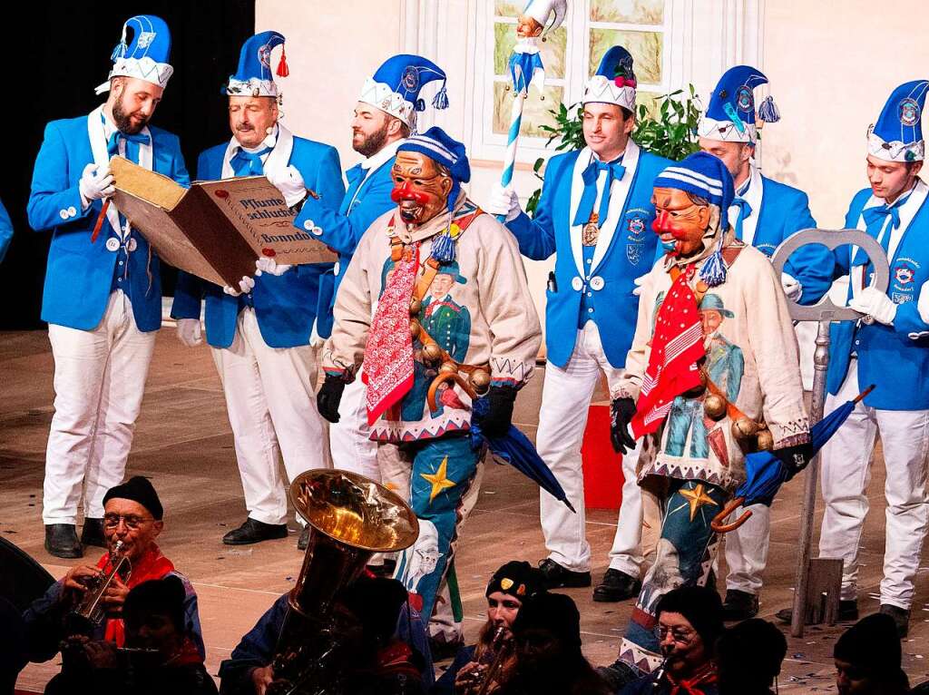 Hoch her ging’s beim Elften Elften der Pflumeschlucker Bonndorf.