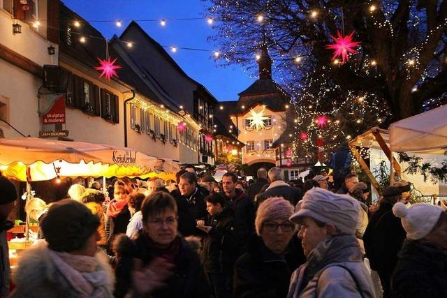 Vogtsburger Weihnachtsmarkt findet vom 25. bis 27. November statt