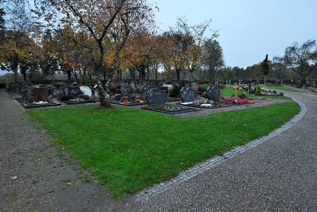 Platz auf dem Friedhof in Vrstetten ist noch genug vorhanden.  | Foto: Markus Zimmermann