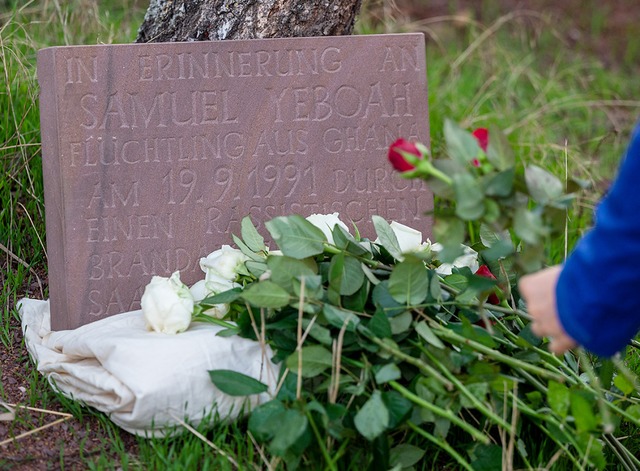 Das Grab von Samuel Yeboah  | Foto: Harald Tittel