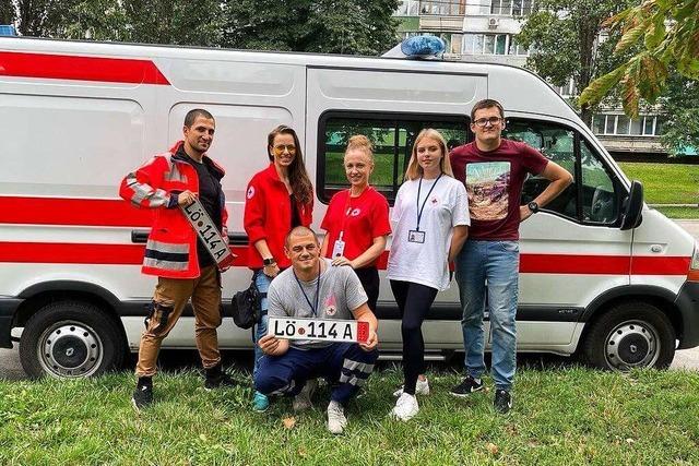 Wie Lörrach International das Rote Kreuz in Wyschhorod unterstützt