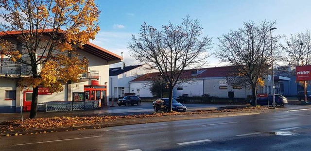 Auf dem Gelnde des jetzigen Pennymark...er GmbH einen Rewe-Markt errichten.     | Foto: Gerhard Walser