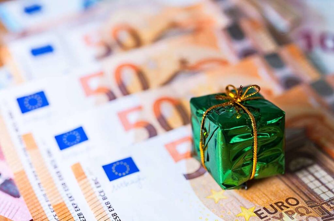 Von einem kleinen Weihnachtsgeschenk f...rer angesichts der Sonderausschttung.  | Foto: Monika Skolimowska