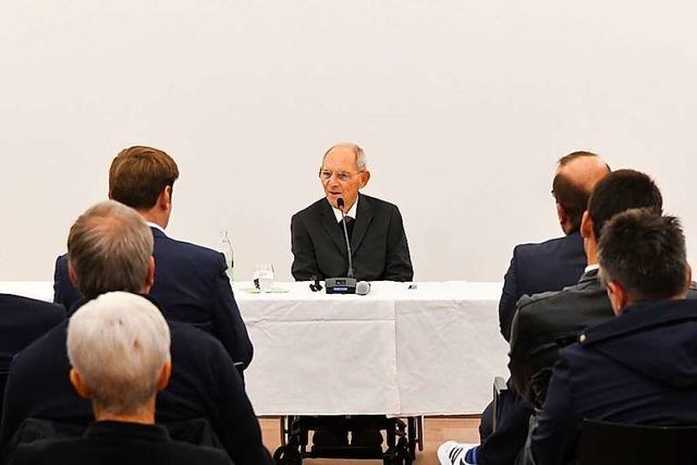 Wolfgang Schäuble glaubt nicht an erneute Spitzenkandidatur von Thomas Strobl