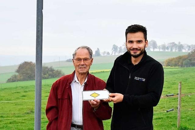 Simeon Gtz nun Wegewart beim Schwarzwaldverein Bonndorf