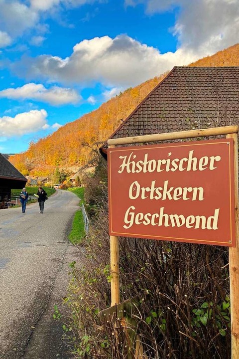 Der historische Ortskern Geschwend gil...alterliche Dorfkern im Südschwarzwald.  | Foto: Sarah Trinler