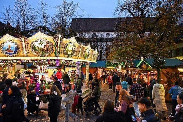 Der Freiburger Weihnachtsmarkt hat begonnen