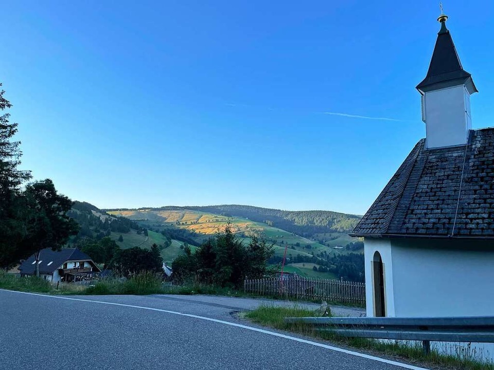 Vom Giehbel geht der Blick rber zum Haldenkpfle.  | Foto: Frank Schoch