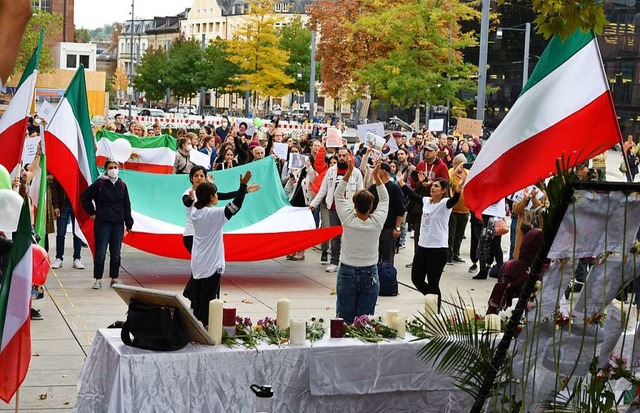 Kundgebung zur Situation der Menschenrechte im Iran (Archivbild)  | Foto: Rita Eggstein